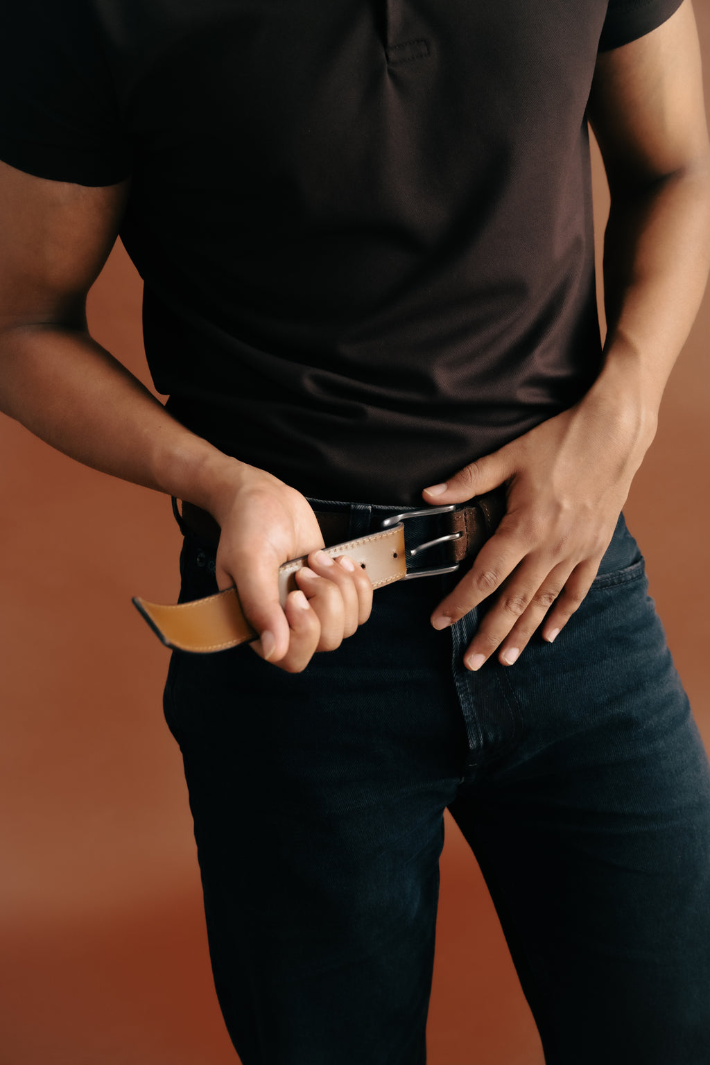 The Espresso Suede Belt