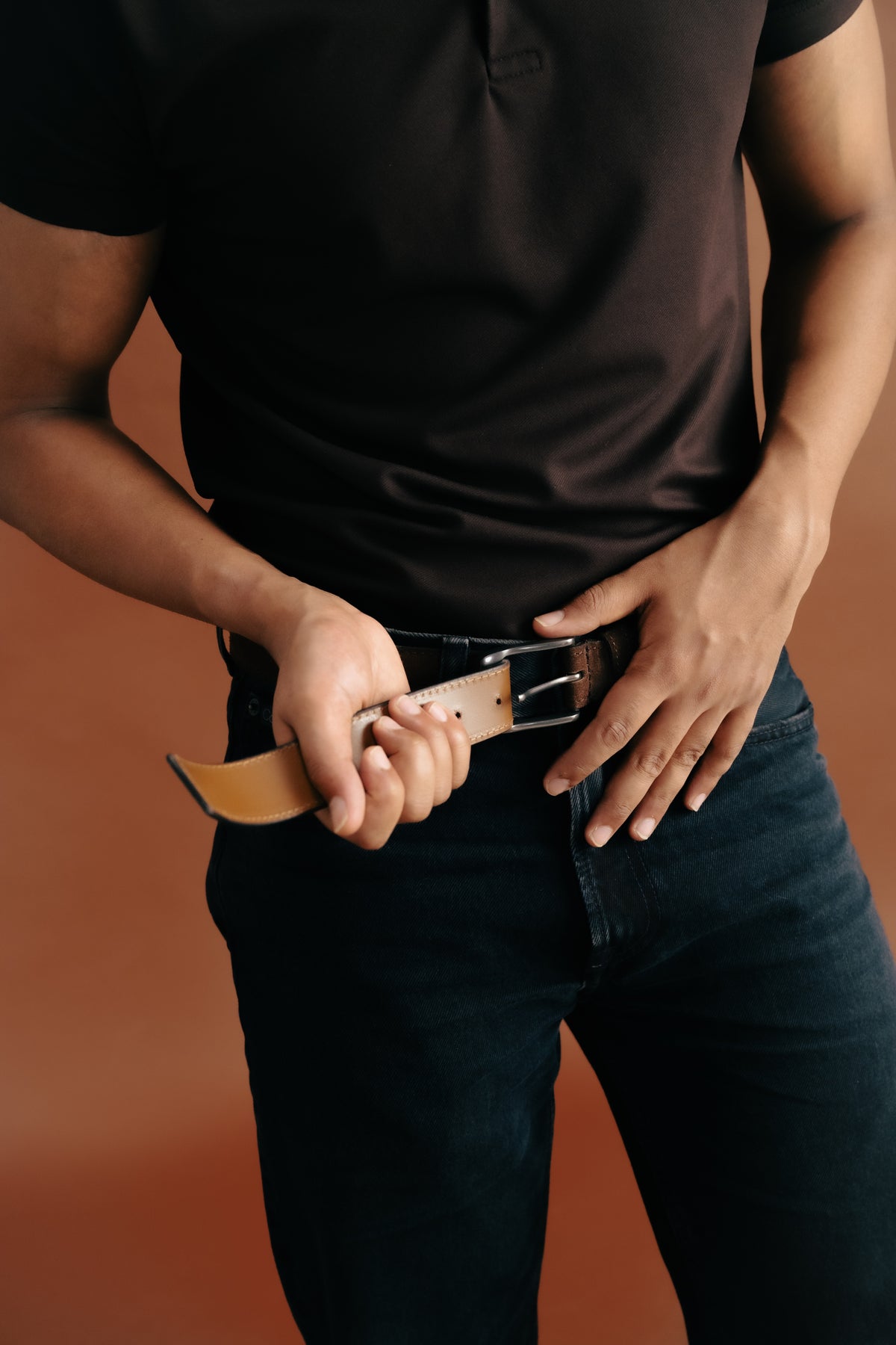 The Espresso Suede Belt
