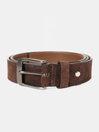 The Espresso Suede Belt
