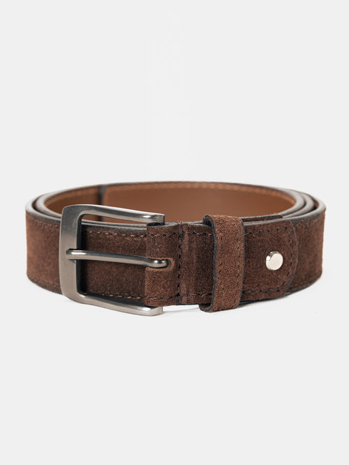 The Espresso Suede Belt