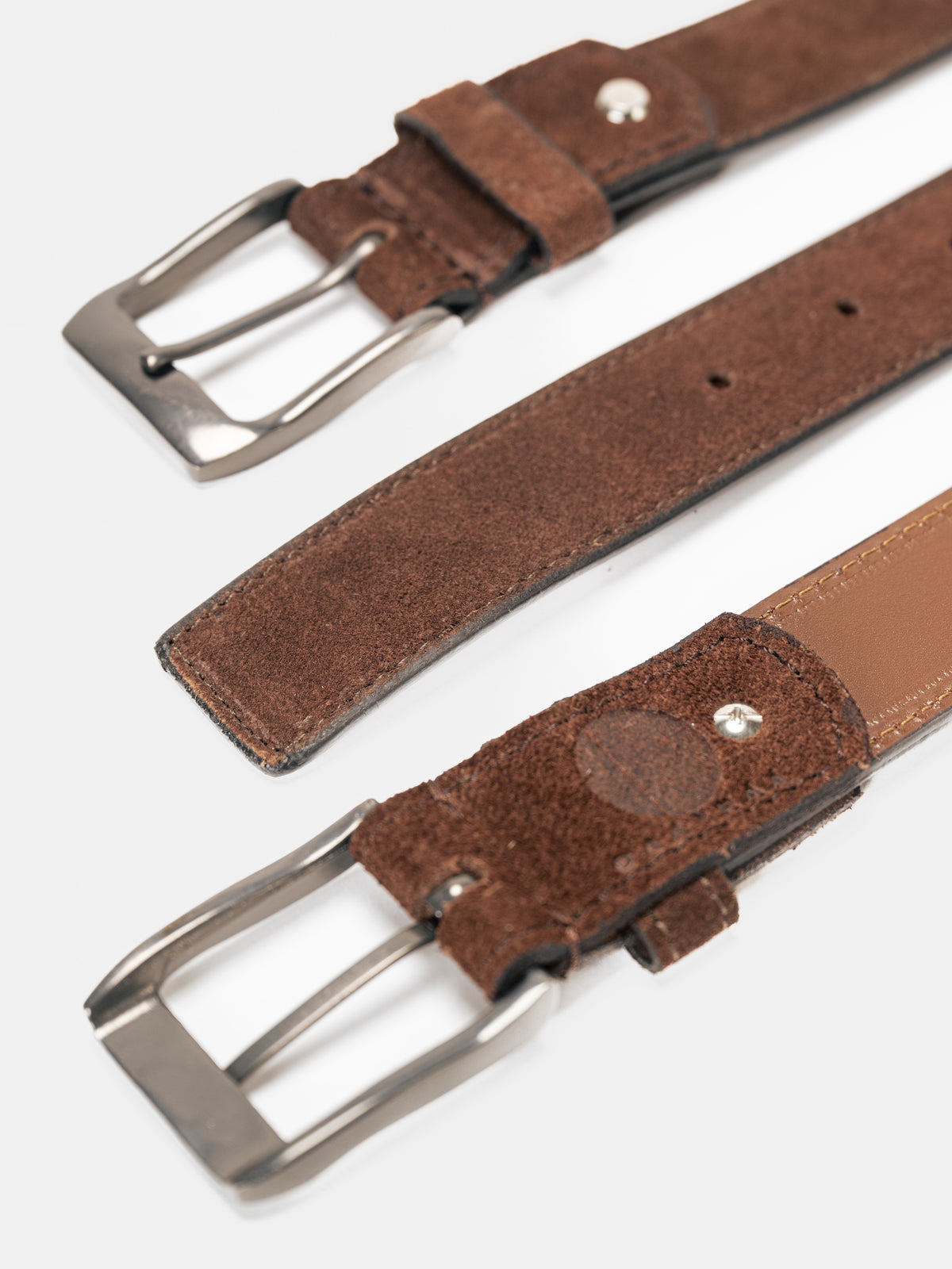 The Espresso Suede Belt
