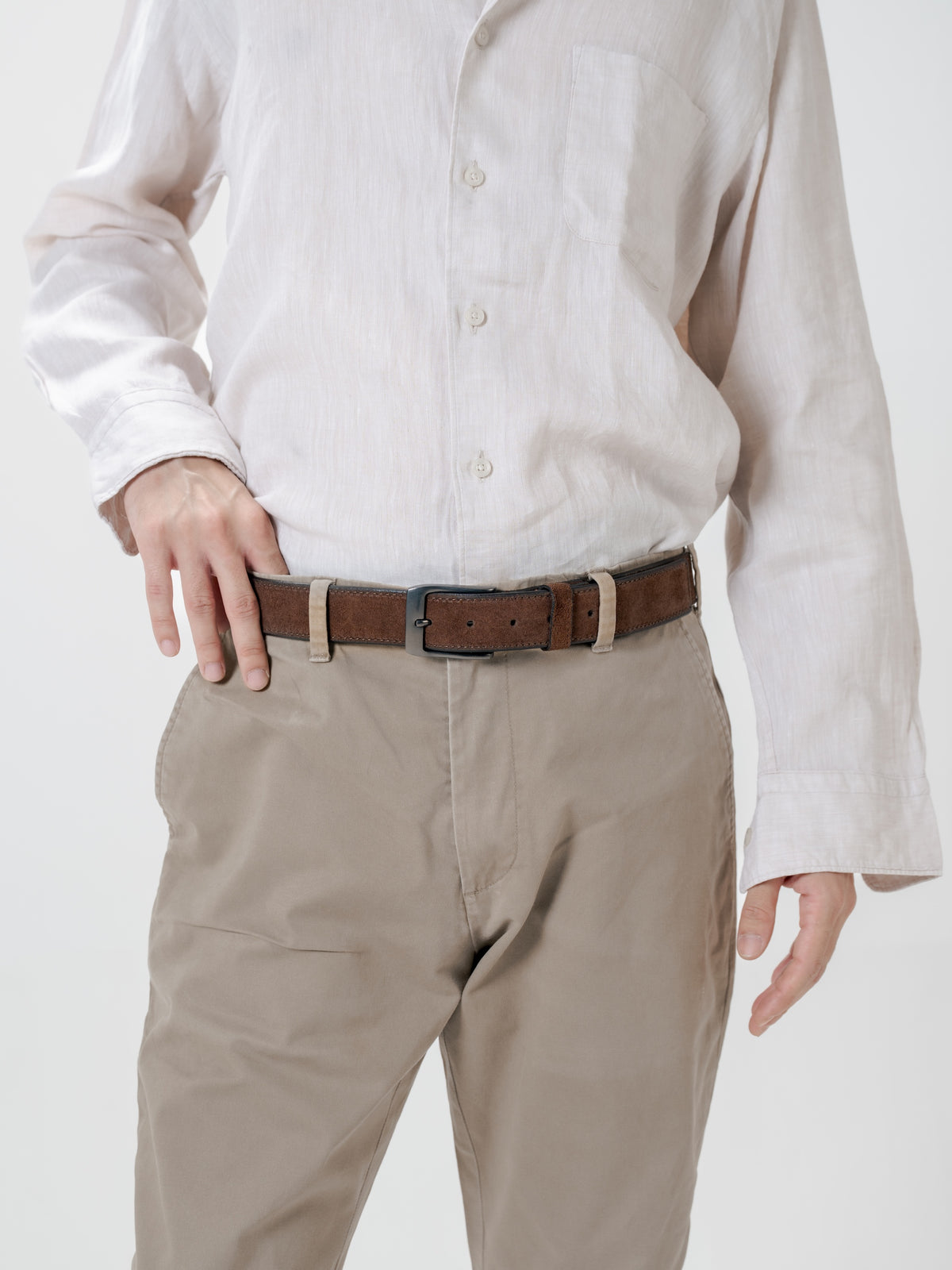 The Espresso Suede Belt