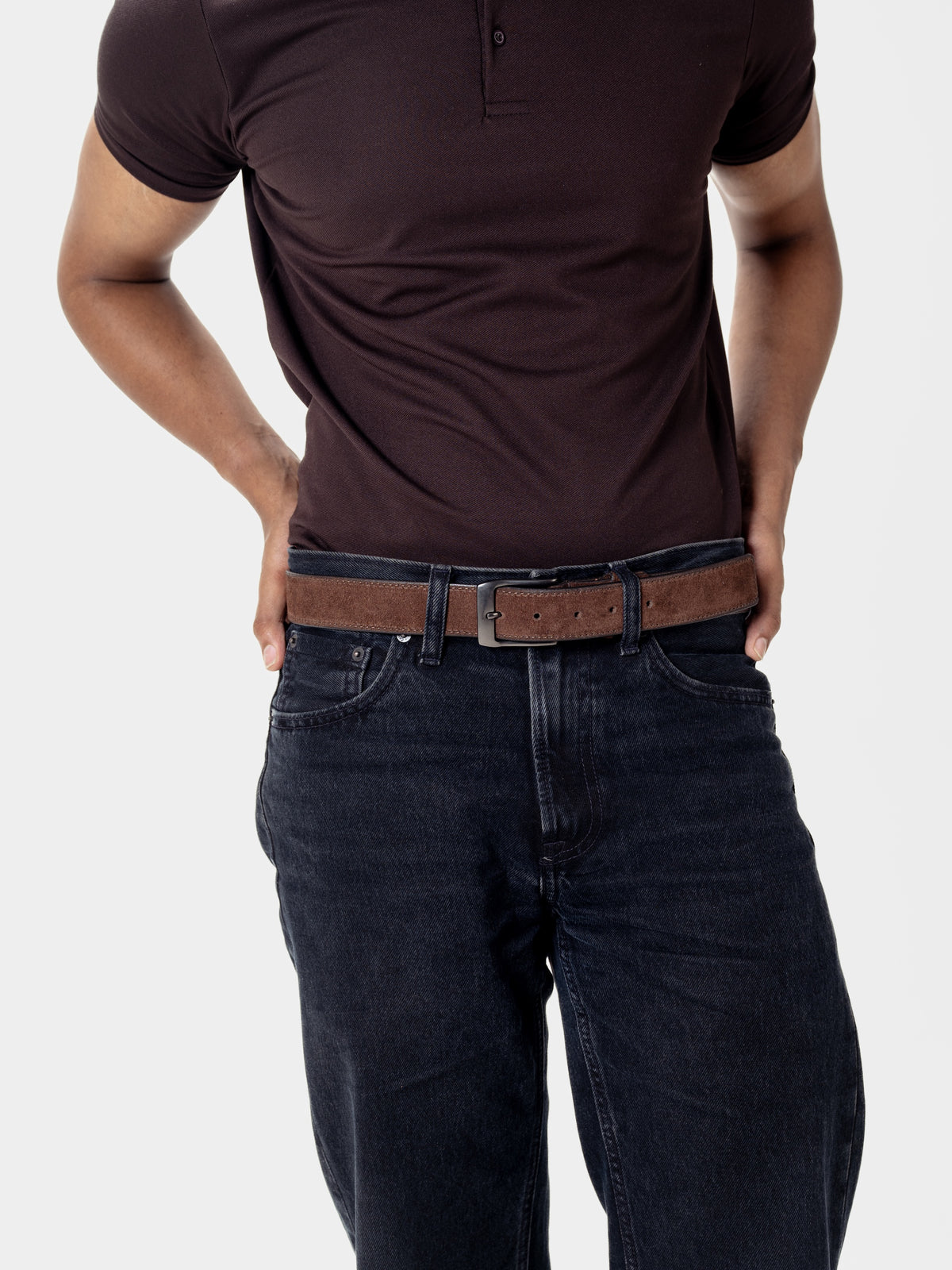 The Espresso Suede Belt