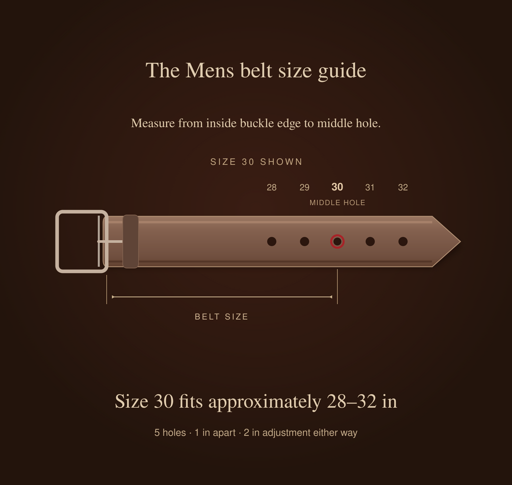 The Espresso Suede Belt